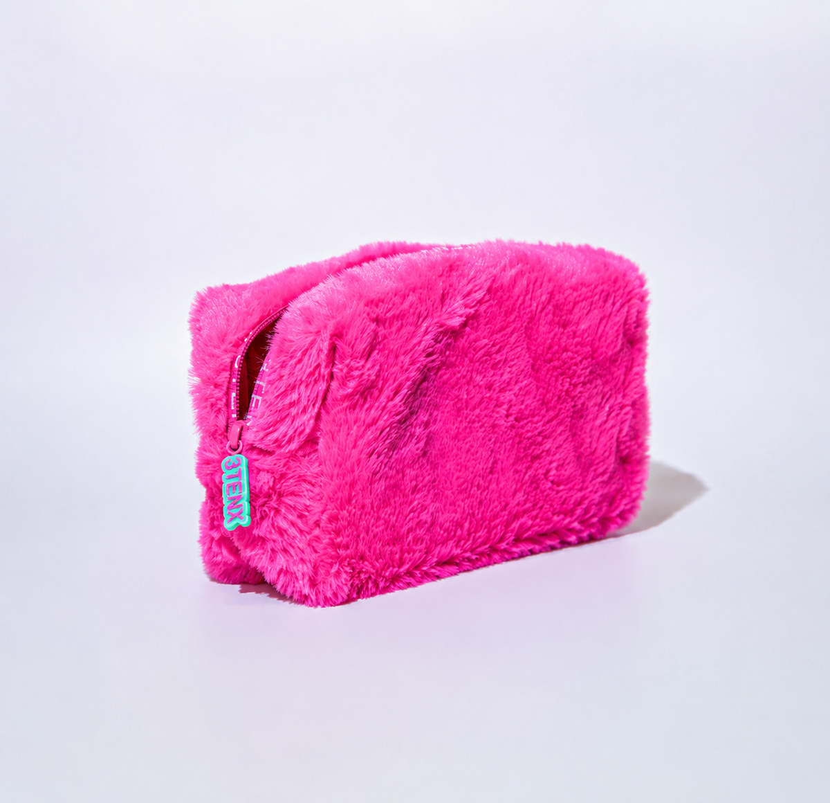 Pink Fur Pouch