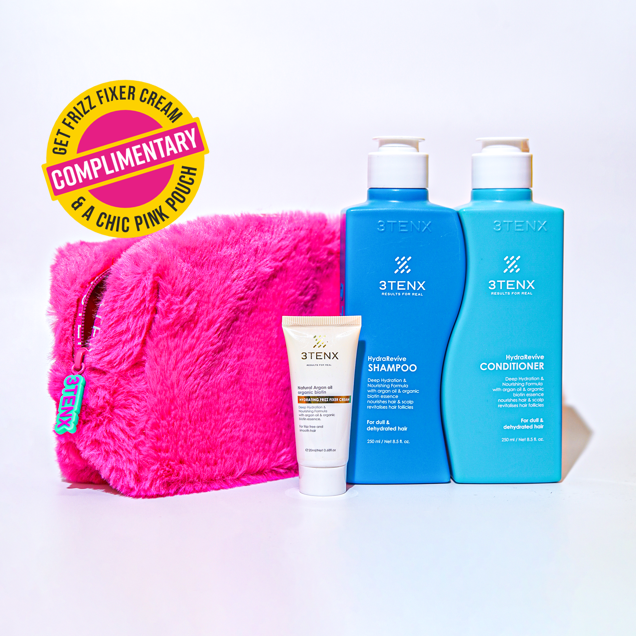 DAILY HYDRATION DUO WITH PINK KIT (Full Size) – 3TENX