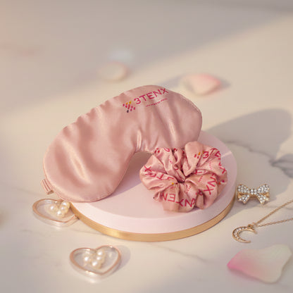 Scrunchie & Sleeping Mask Combo