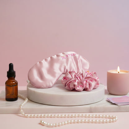 Scrunchie & Sleeping Mask Combo