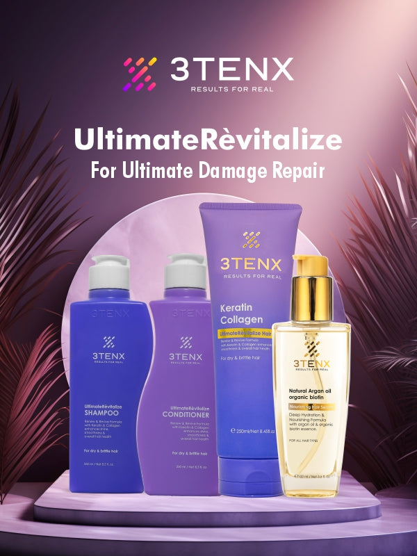 3TENX UltimateRèvitalize Shampoo, Conditioner, Hair Mask & Nourishing Hair Serum