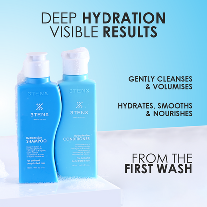 THE DAILY HYDRATION DUO WITH CHIC TRAVEL POUCH