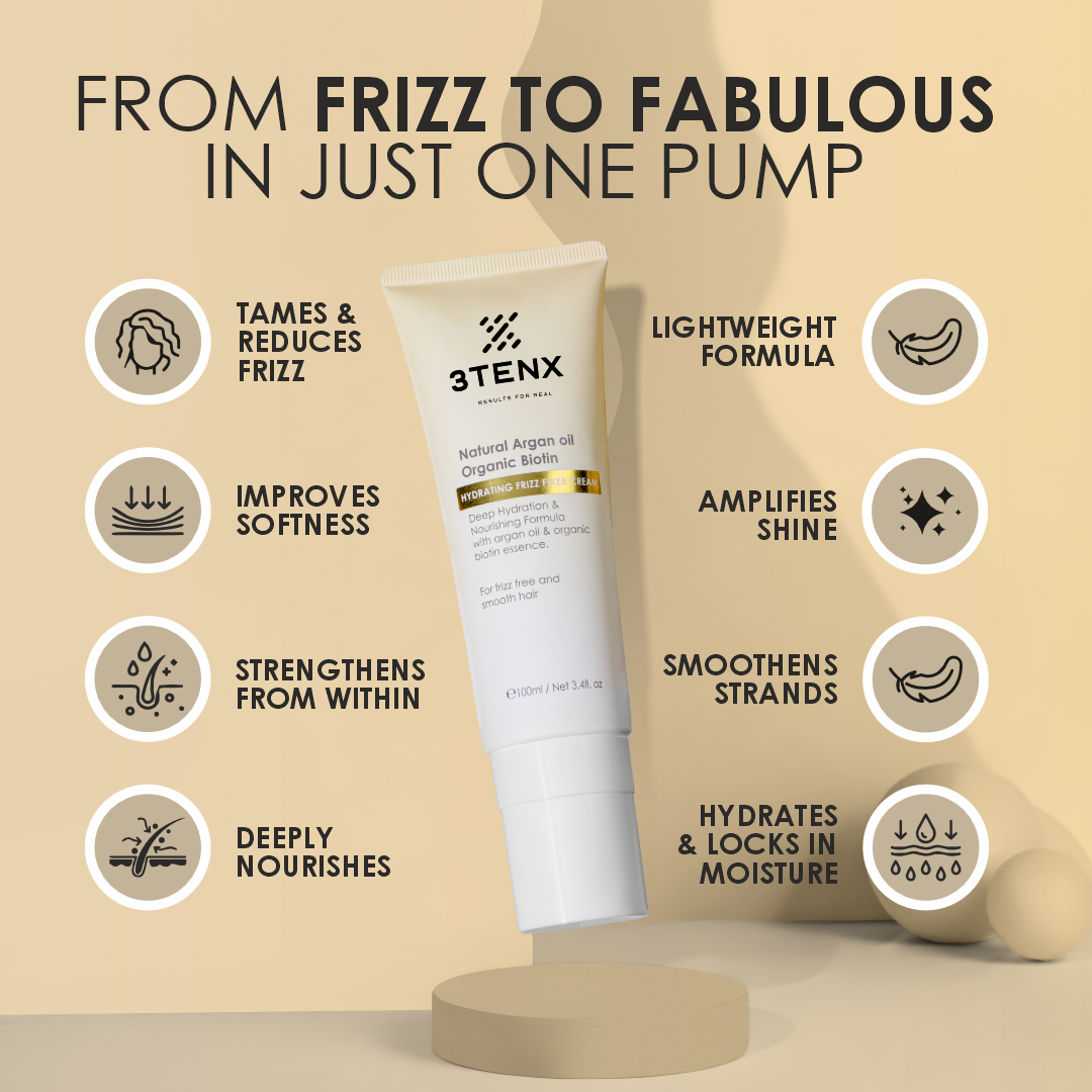 HYDRATING FRIZZ FIXER CREAM – 3TENX