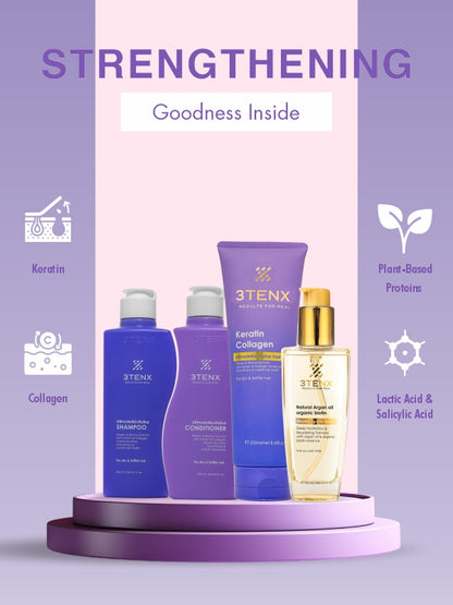 3TENX UltimateRèvitalize Shampoo, Conditioner, Hair Mask & Nourishing Hair Serum