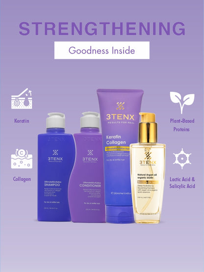 3TENX UltimateRèvitalize Shampoo, Conditioner, Hair Mask & Nourishing Hair Serum