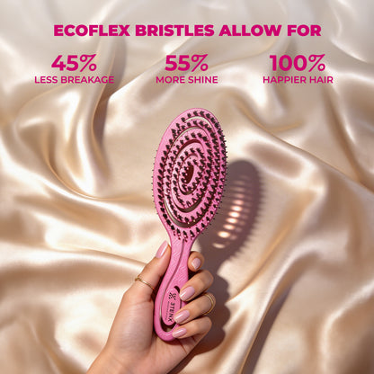 ECOFLEX DETANGLING HAIR BRUSH PINK