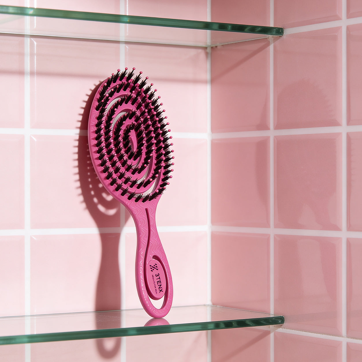 ECOFLEX DETANGLING HAIR BRUSH PINK