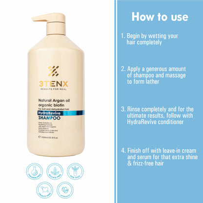 3TENX HydraRevíve Shampoo (1000ml)