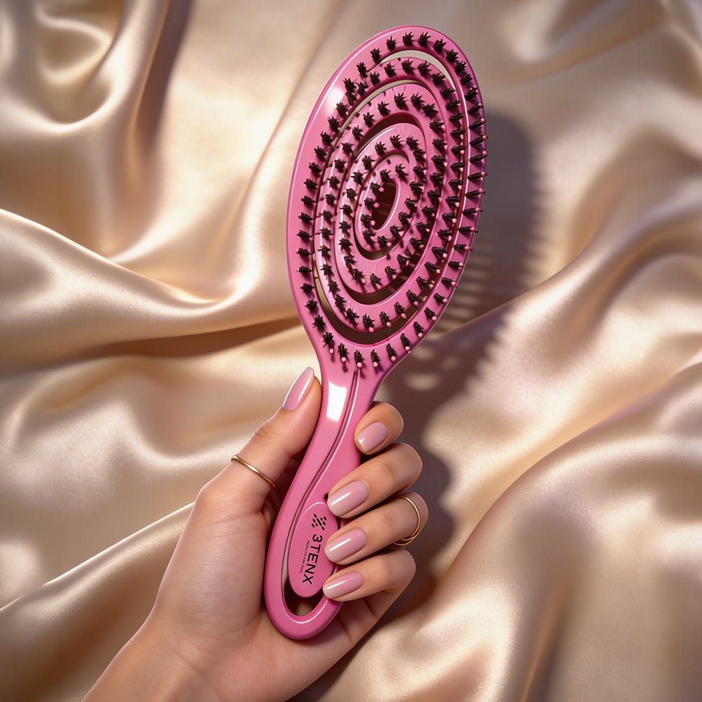 ECOFLEX DETANGLING HAIR BRUSH PINK